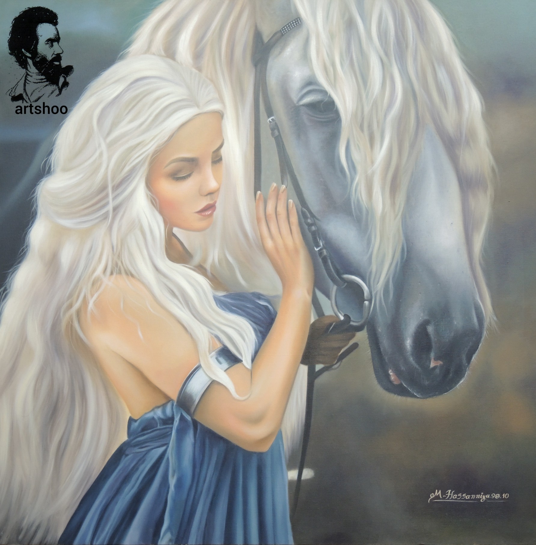 نقاشی رنگ روغن اورژینال